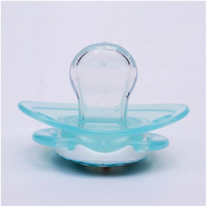 № 4770917 Соска-пустышка ортодонтическая, силикон, от 3 мес., «Пингвин», цвет голубой