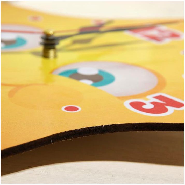 Картинка Часы настенные, серия: Детские "Звездочка", плавный ход, 24 см (№3734020) от магазина Мир детей Товары для Новорожденных