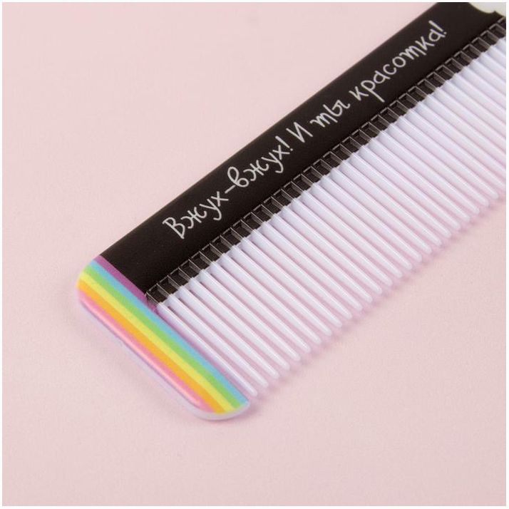 № 4563944 Расчёска фигурная «Единорог», 14,7 ? 3,7 см