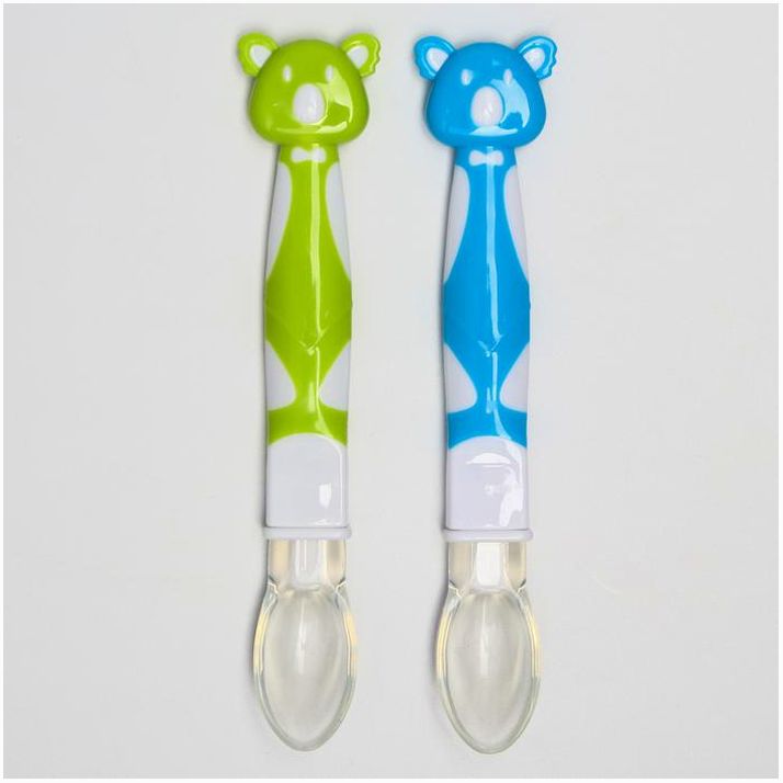 Картинка Набор детских ложек , 2 шт., в контейнере для хранения (№3978645) от магазина Мир детей Товары для Новорожденных