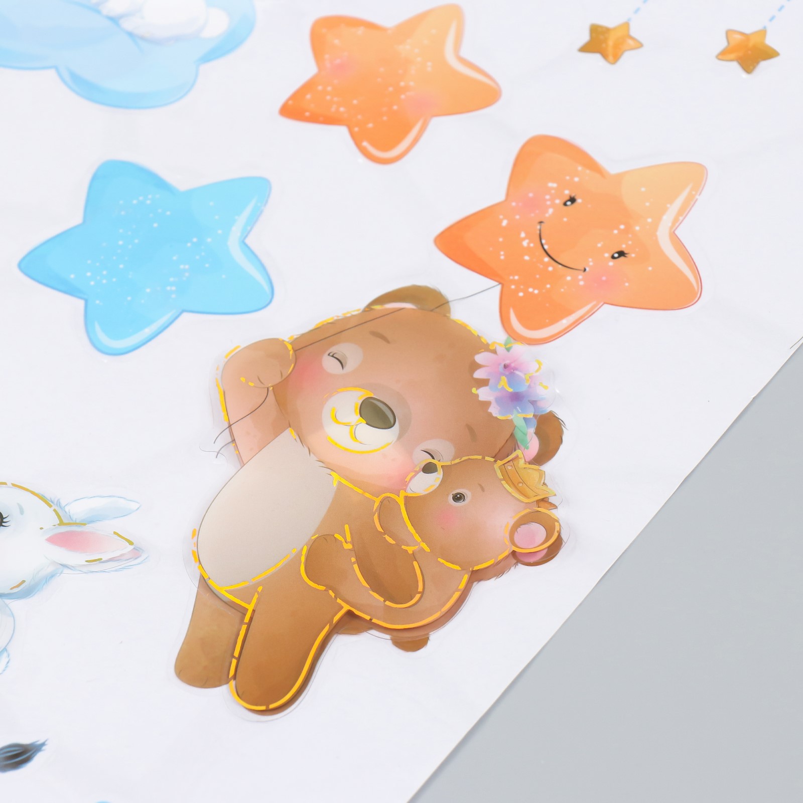 № 9709622 Наклейка пластик многослойная 