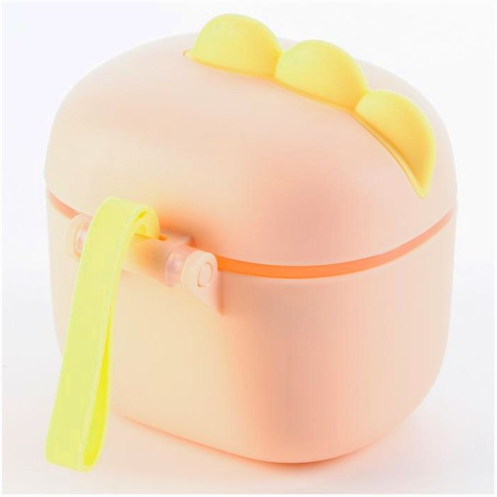 № 7653228 Контейнер для хранения детского питания, 400 мл., цвет розовый