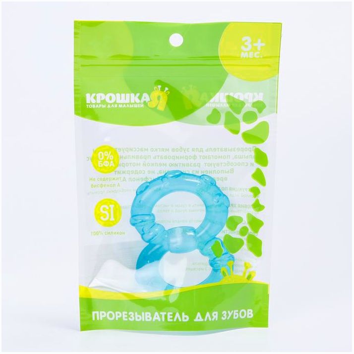 Картинка Прорезыватель охлаждающий «Восьмерка», цвет МИКС, Крошка Я (№4591165) от магазина Мир детей Товары для Новорожденных