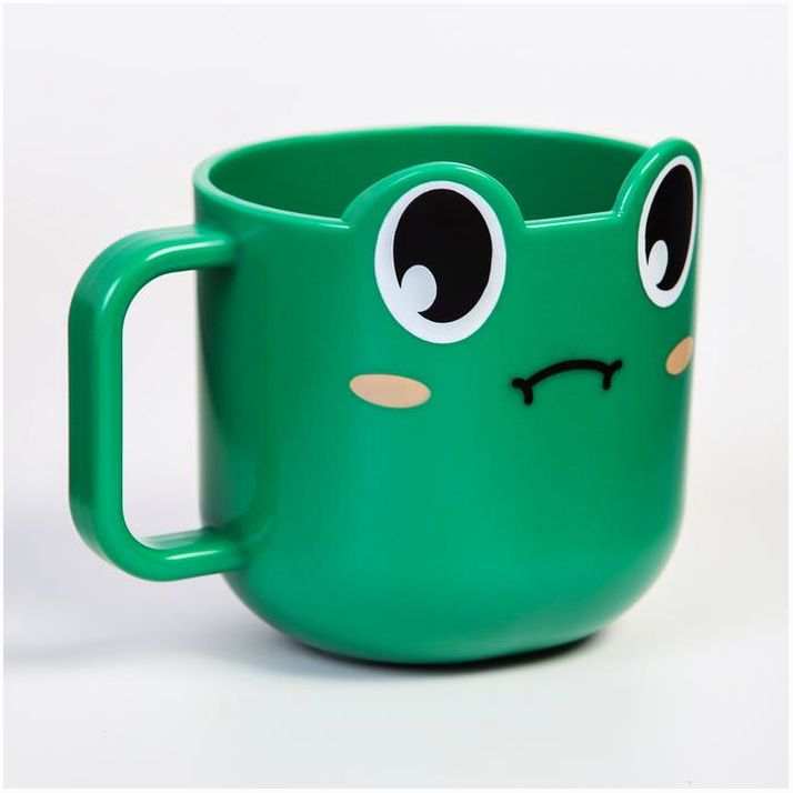 № 4591081 Кружка детская 260 мл., «Лягушка», цвет зеленый