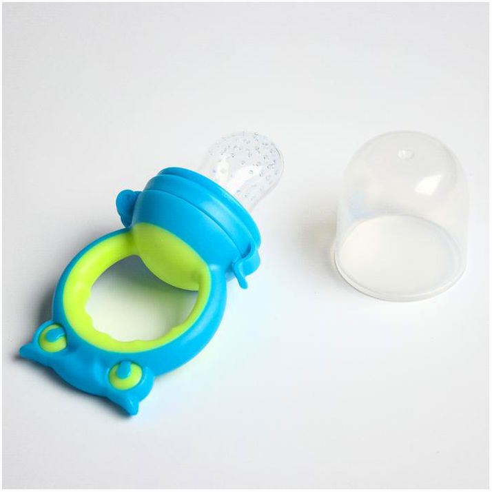 Картинка Ниблер для прикорма «Совушка», с силиконовой сеточкой, цвет голубой (№2825282) от магазина Мир детей Товары для Новорожденных