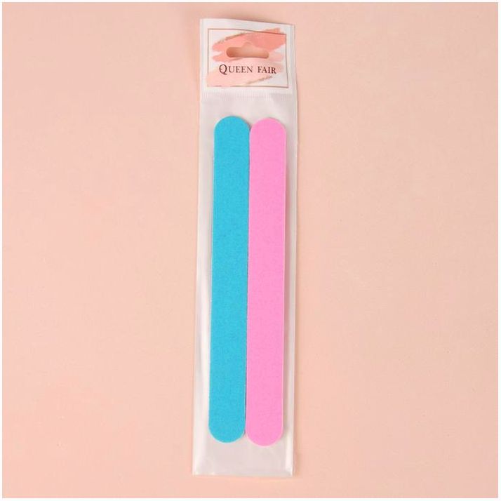 № 4429215 Пилки-наждаки на изолоновой основе, абразивность 200/200, 18 см, 2 шт, цвет МИКС