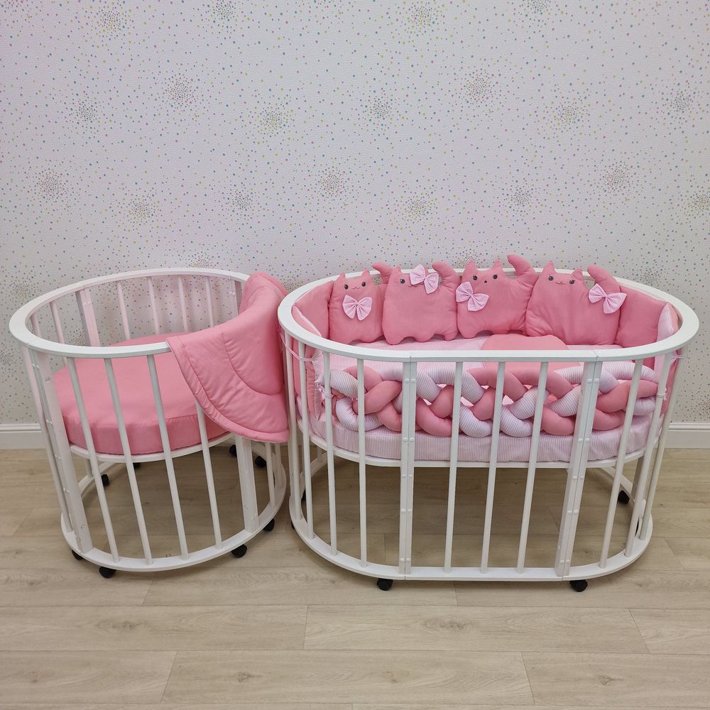 КПБ 16 пр (борт + пододеяльник + 2 одеяла + наволочка + подушка + 2 простынки (бязь) артикул анонс 1189-О-1бб_02