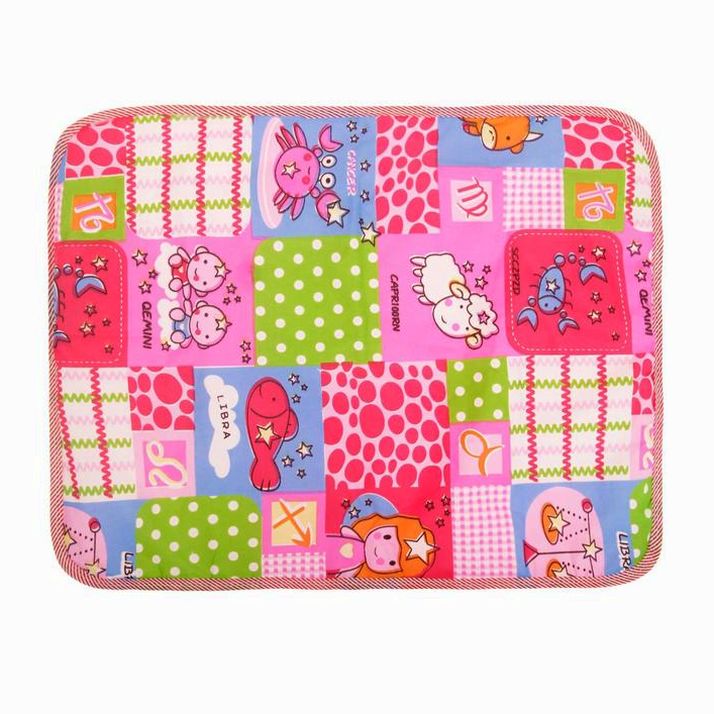 № 1886802 Пелёнка детская на непромокаемой основе, 65х50 см, рисунок гороскоп, цвета МИКС