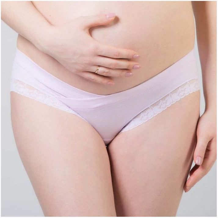 № 2512490 Трусы с кружевом для беременных (низкие), размер 44-46, цвет сиреневый