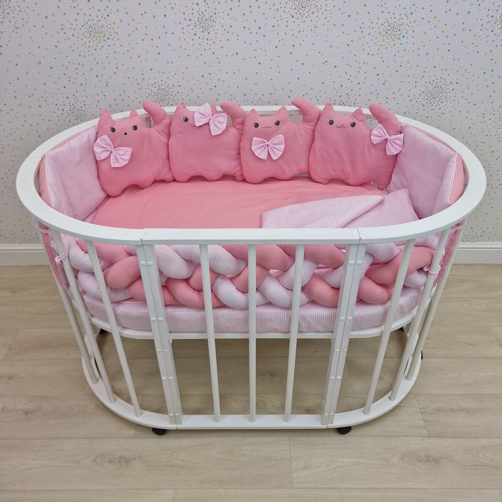 КПБ 14 пр (борт + пододеяльник + одеяло + наволочка + подушка + простынь (бязь) артикул анонс 1177-0-1бб_06