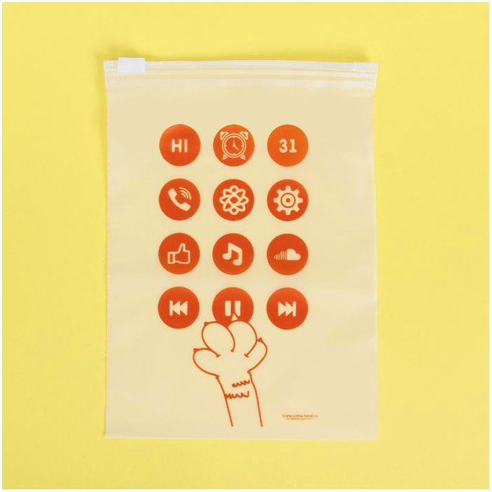 Пакет для хранения вещей вертикальный «Всё необходимое», 9 ? 16 см артикул анонс 3929656