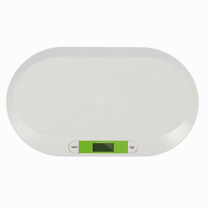 № 3640417 Весы детские Luazon LVE-25, до 20 кг, жк-дисплей, 2хAAА (не в компл.), автоотключение, белые 364041