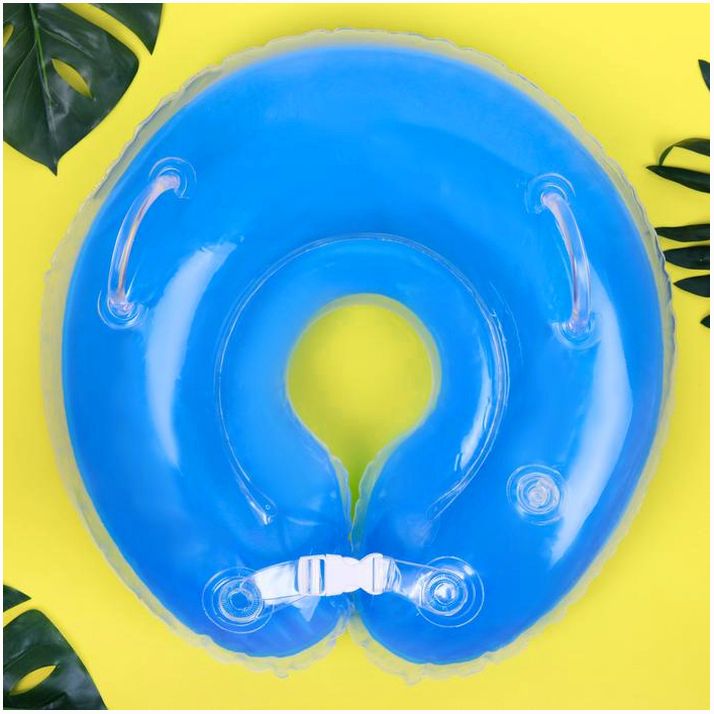 № 3876327 Круг детский на шею, для купания, «Морячок», от 1 мес, двухкамерный, с погремушками