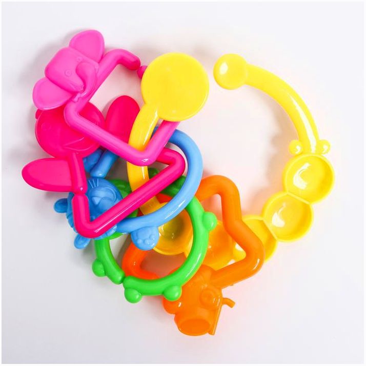 Картинка Погремушка «Гусеница - цепочка», Крошка Я (№680399) от магазина Мир детей Товары для Новорожденных