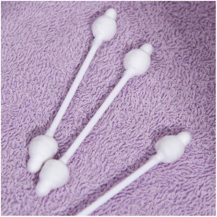 Картинка Ватные палочки для детской гигиены  Premia с ограничителем 50 шт. (№7488614) от магазина Мир детей Товары для Новорожденных