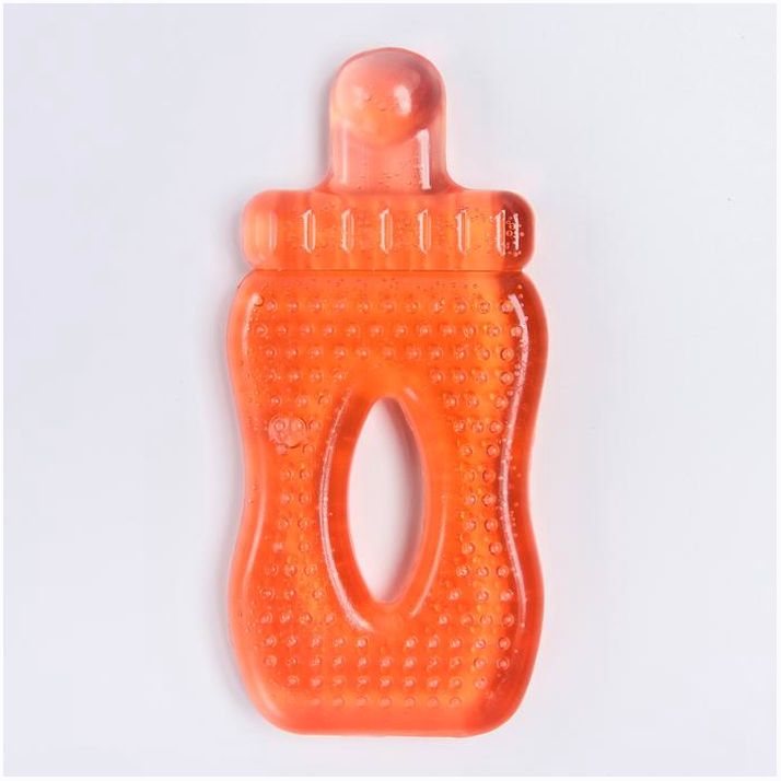 Картинка Прорезыватель охлаждающий «Бутылочка», цвет МИКС, Крошка (№952250) от магазина Мир детей Товары для Новорожденных