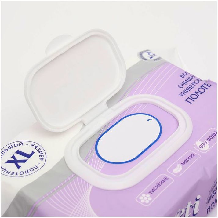 № 9195036 Полотенца влажные Salfeti Universal очищающие, 60 шт