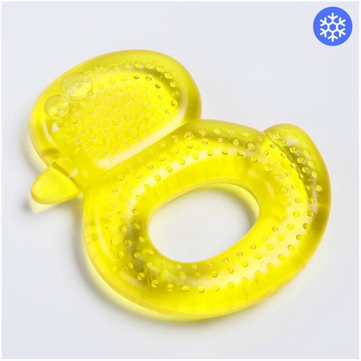 Прорезыватель охлаждающий «Уточка», цвет МИКС, Крошка Я артикул анонс 553300