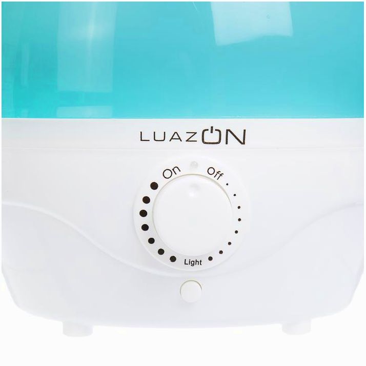 № 2919726 Увлажнитель воздуха Luazon LHU-04, ультразвуковой, 18 Вт, 2 л, 35 м2, бело-голубой
