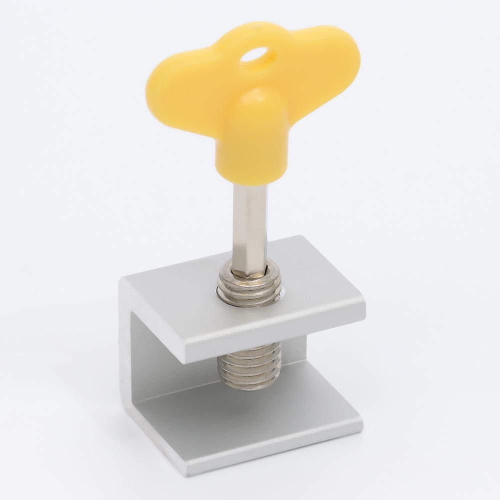 Картинка Блокиратор для окон и раздвижных дверей «Ключик», под профиль 16 мм, цвет желтый, Крошка Я (№10175505) от магазина Мир детей Товары для Новорожденных