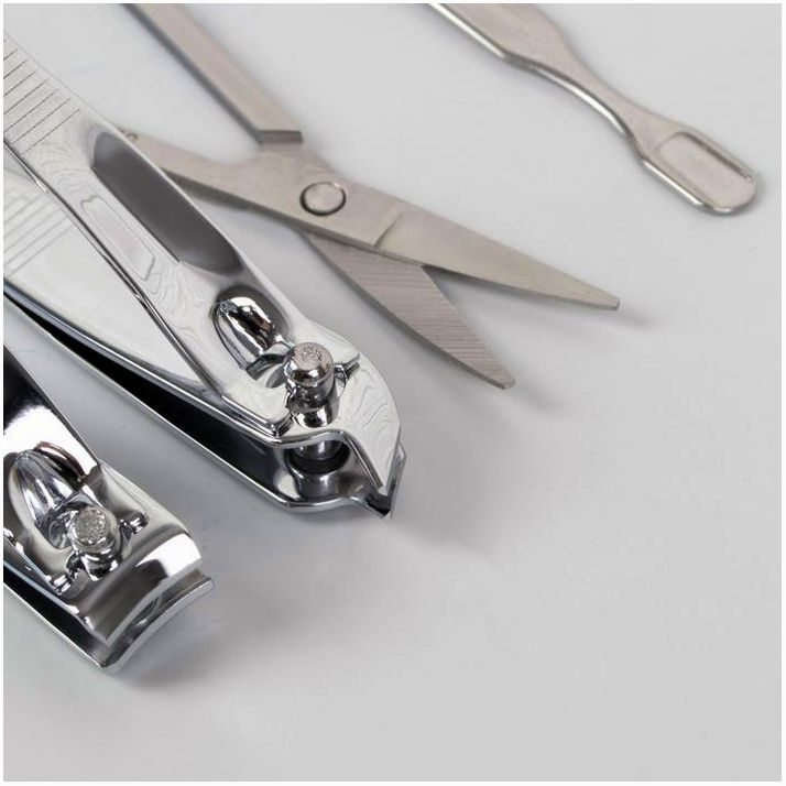 Картинка Набор маникюрный «Фрукты», 6 предметов, в футляре, рисунок МИКС (№4103694) от магазина Мир детей Товары для Новорожденных