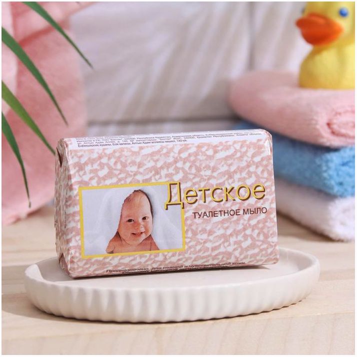 Туалетное мыло «Детское», 100 г артикул анонс 6897584