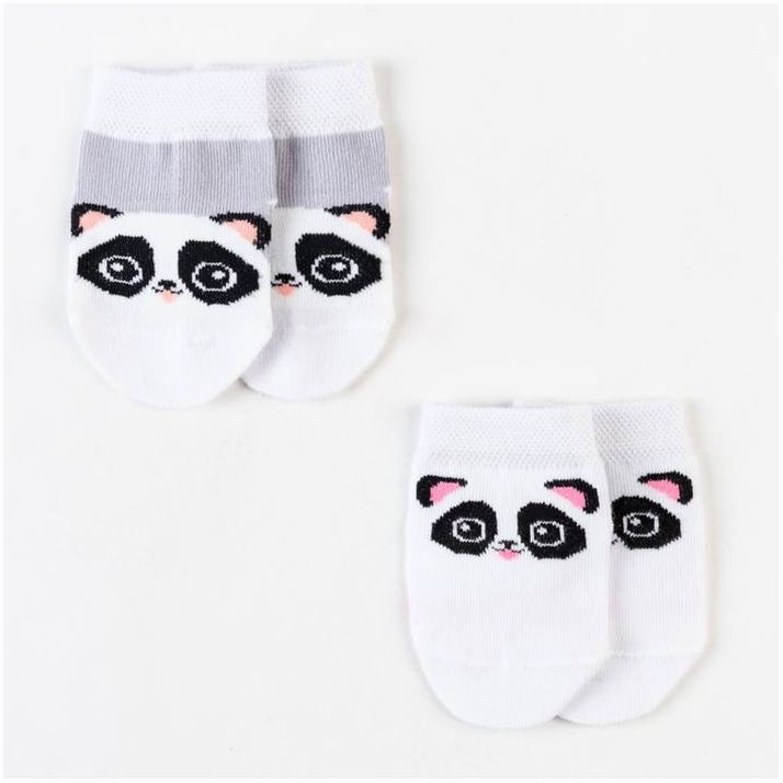 № 6905005 Набор носков Крошка Я «Панда», 2 пары, 6-8