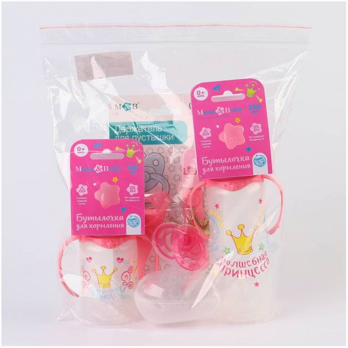 Картинка Набор для кормления «Принцесса» 0+, 5 предметов (№9917839) от магазина Мир детей Товары для Новорожденных