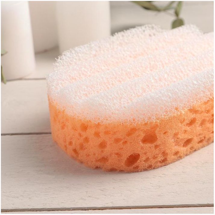 Картинка Губка для тела массажная «Эмоция», 13?8,5?5 см см, цвет МИКС (№672731) от магазина Мир детей Товары для Новорожденных