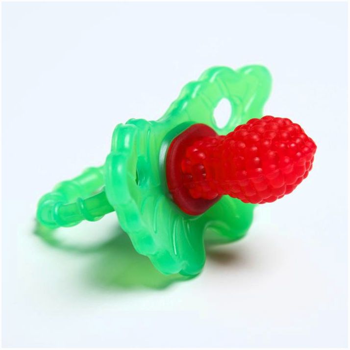 Прорезыватель силиконовый «Ягодка-пустышка», цвет красный, Крошка Я артикул анонс 2825253