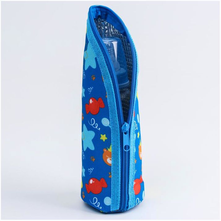 Картинка Термо-чехол для бутылочки «Мишка принц» на молнии (№4733685) от магазина Мир детей Товары для Новорожденных