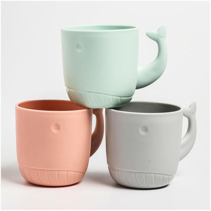 Картинка Кружка детская «Кит», 250 мл., цвет МИКС (№4611386) от магазина Мир детей Товары для Новорожденных