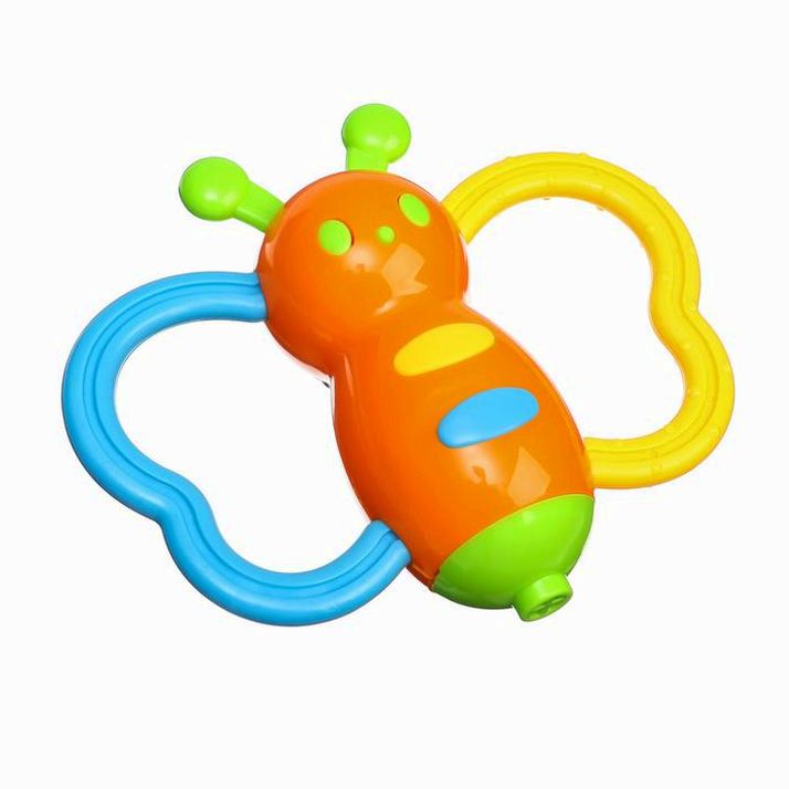 Картинка Погремушка «Бабочка - дудочка», цвет МИКС, Крошка Я (№2849279) от магазина Мир детей Товары для Новорожденных