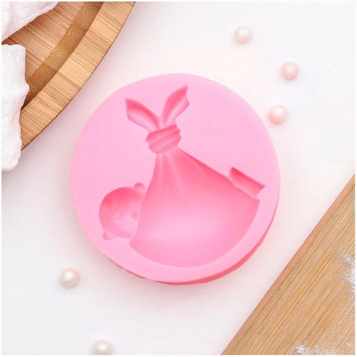 № 4288386 Молд силиконовый «Аист», 6,1?6 см