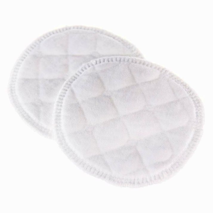 № 7569746 Набор многоразовых вкладышей для бюстгальтера,6 слоев, 2 шт., цвет белый