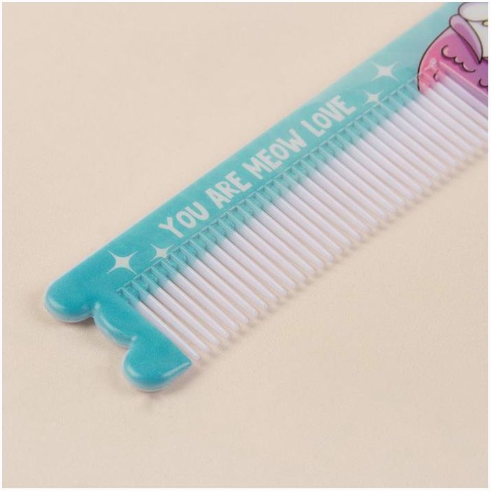 № 4563939 Расчёска фигурная «Кошка-русалка», 14,7 ? 3,8 см