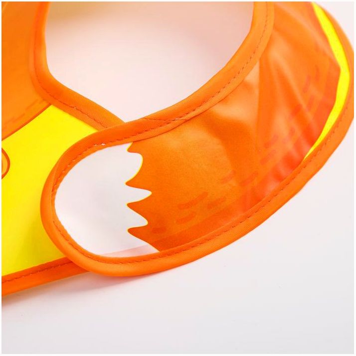 № 4645590 Нагрудник для кормления «Лисенок» непромокаемый на липучке, с карманом