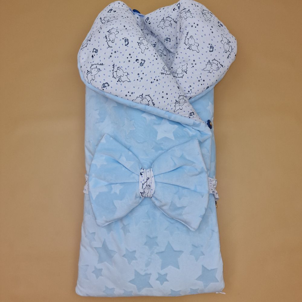 Конверт - одеяло трансформер на пуговицах и молнии ассорти (плюш/кулирка) артикул анонс 7504-0-1_05