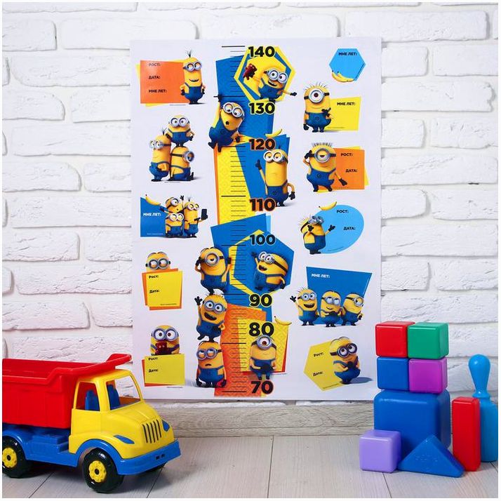 Наклейка - ростомер 