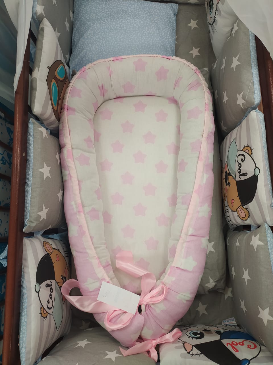 Гнездышко - кокон (бязь + синтепух) стандарт артикул анонс 6527_д6