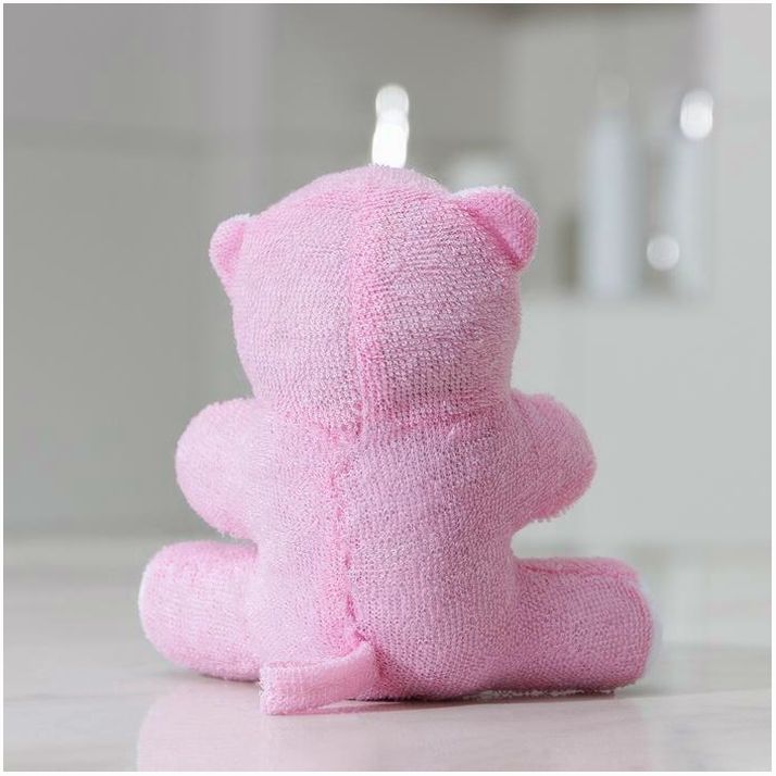 № 6979636 Мочалка для тела детская Доляна «Мишутка», сизаль, цвет МИКС