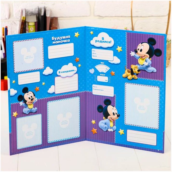 № 3573458 Обложка для документов, Микки Маус