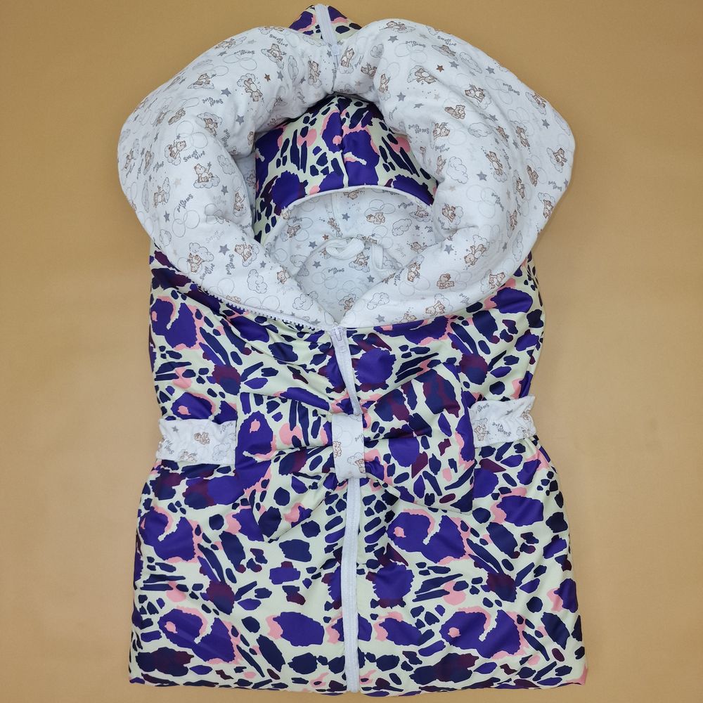 Комплект (одеяло трансформер+бант-подушка+шапочка) (дюспо/футер) артикул анонс 7527-0-1_09