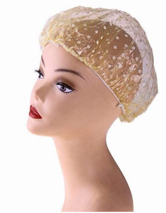 № 578060 Набор шапочек для душа Доляна, 3 шт, полиэтилен, цвет МИКС