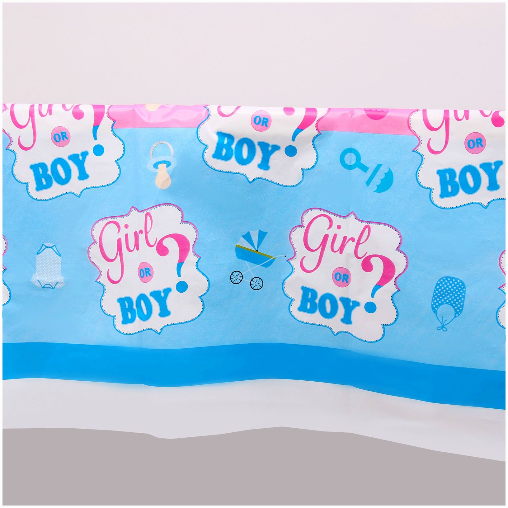 Картинка Скатерть «Гендер пати» 108х180 см (№9924352) от магазина Мир детей Товары для Новорожденных