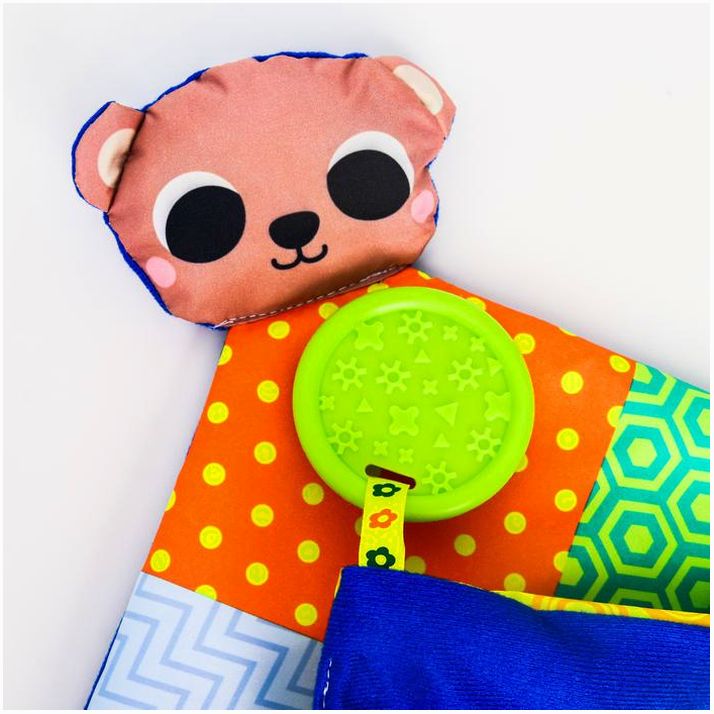 № 5358990 Платочек шуршалка «Мишка», с прорезывателем, Крошка Я