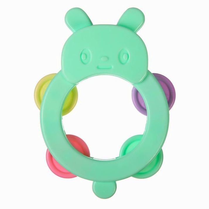 Погремушка - бубен «Зайчик» артикул анонс 7523347