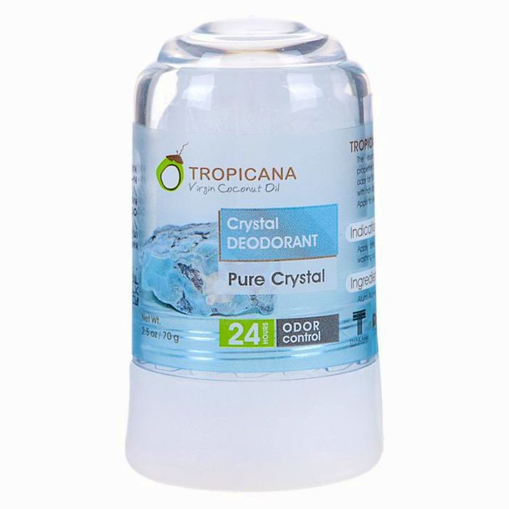 Дезодорант Tropicana Pure Crystal натуральный, 70 г артикул анонс 4505587