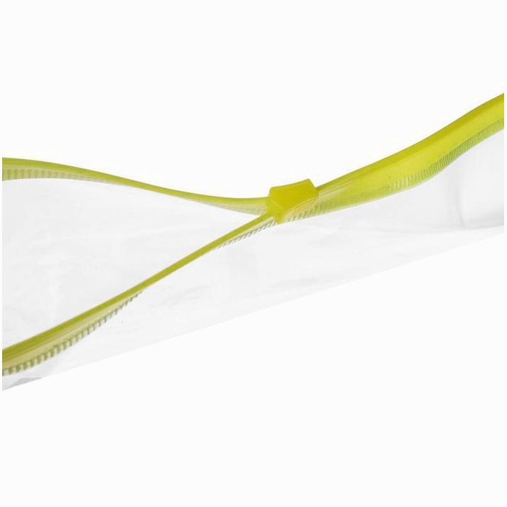 № 548617 Папка-конверт на ZIP-молнии А4, 120 мкм, Calligrata, прозрачный, микс