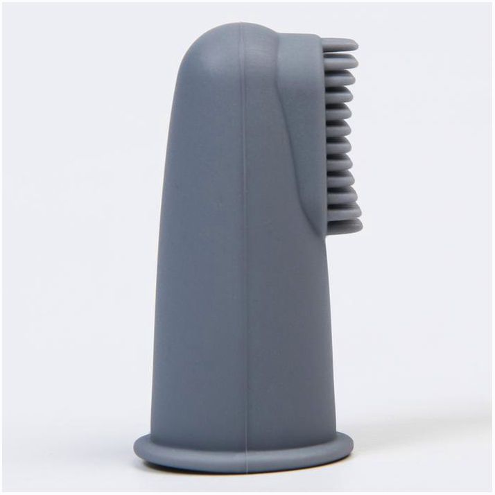 Картинка Детская зубная щетка, прорезыватель - массажер, силиконовая, на палец от 3 мес. (№6913480) от магазина Мир детей Товары для Новорожденных